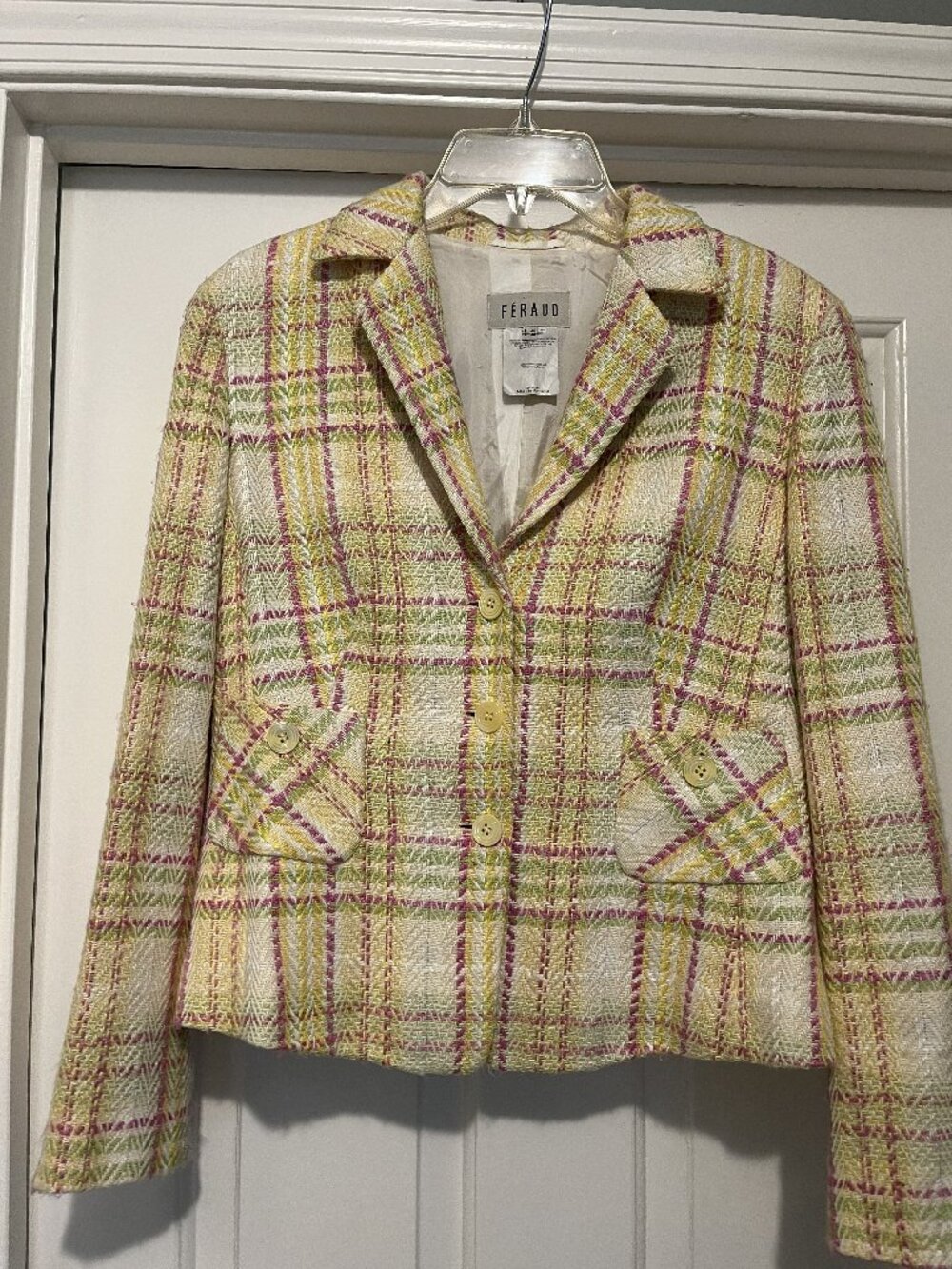 Vintage Louis Feraud silk blend blazer